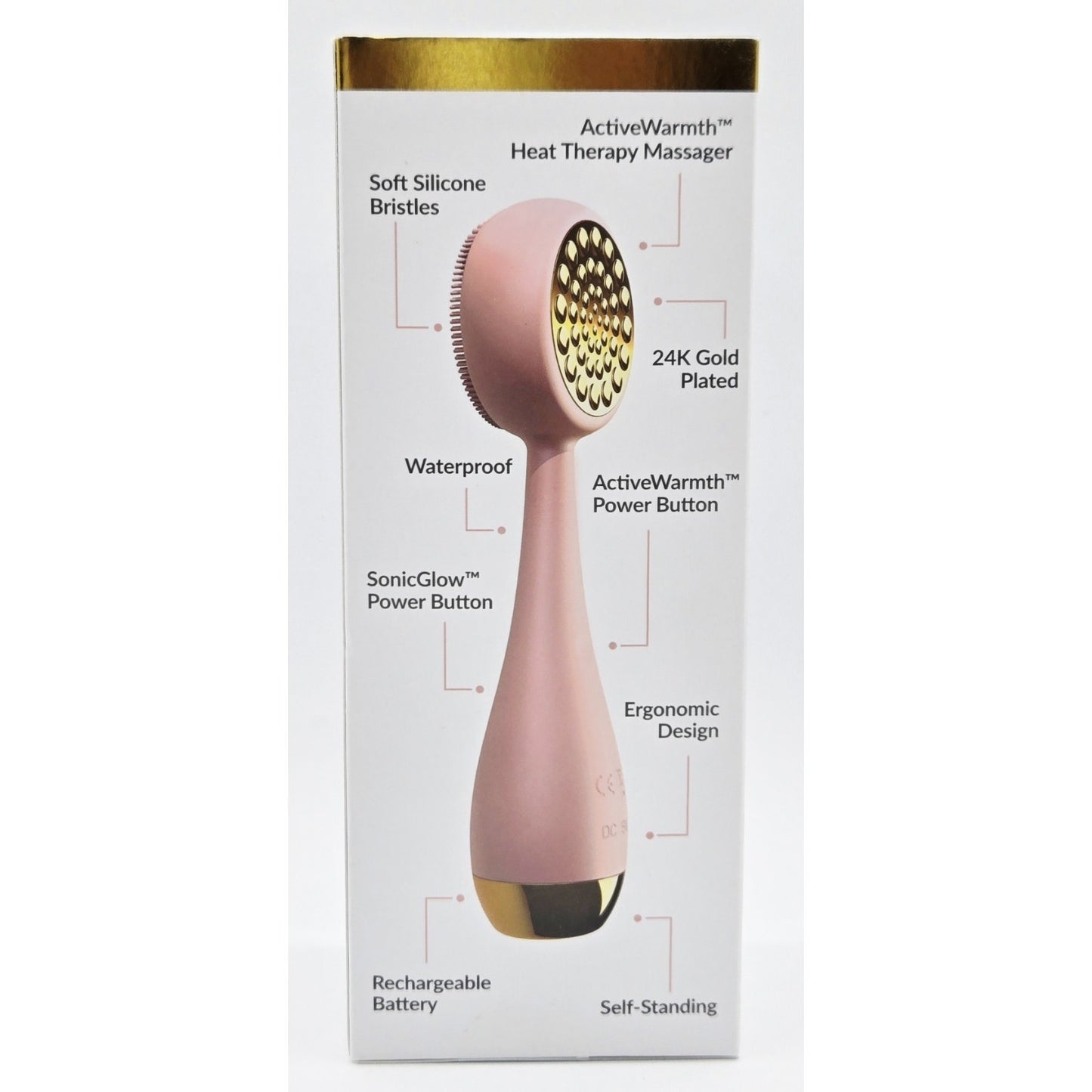 Pmd Clean Pro Smart Facial Cleansing Device With 24K Gold Plated Therapy Massage