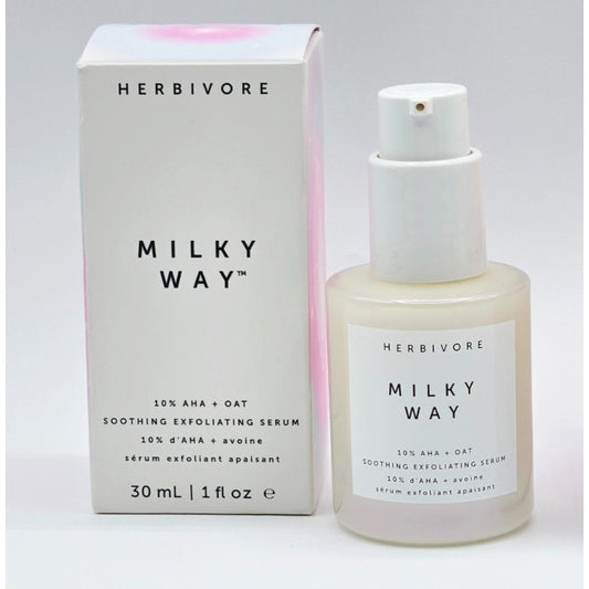 Herbivore- Milky Way - 10% AHA + Oat - Soothing Exfoliating Serum - 1 fl. oz,