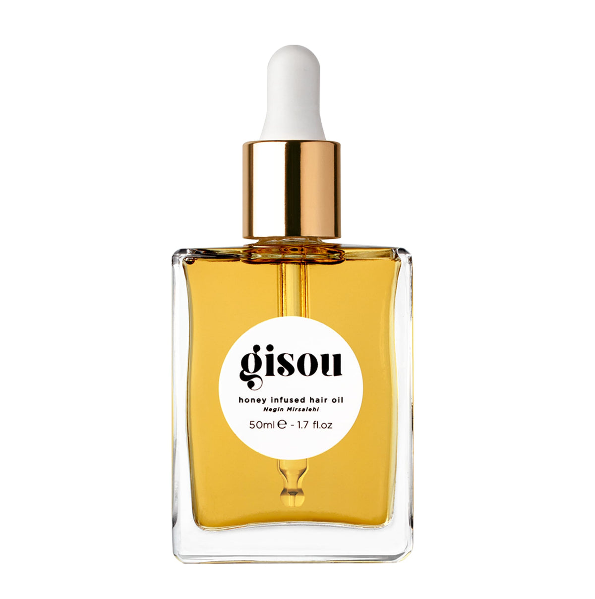 Gisou Honey Infused Hair Oil 50 mL dropper bottle