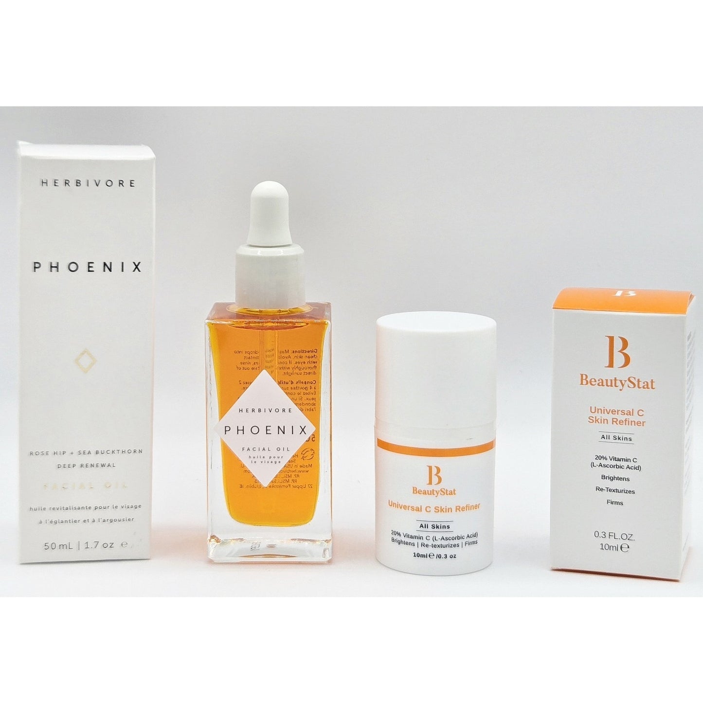 Herbivore Phoenix Deep Renew Facial Oil 1.7 oz + Beauty Stat Universal C Bonus