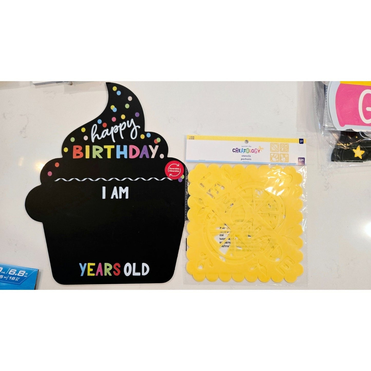 Teacher Classroom Decorations, Stickers, Writing Pads, B-Day Board