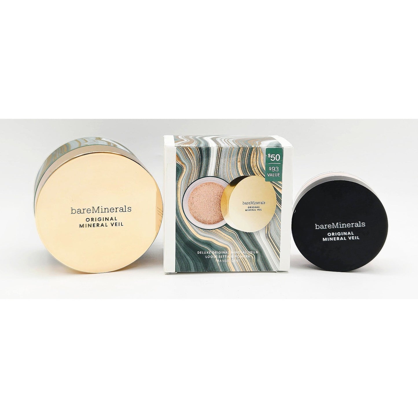 Bare Minerals Deluxe/ Original SPF 25 Mineral Veil Loose Set Powder Translucent