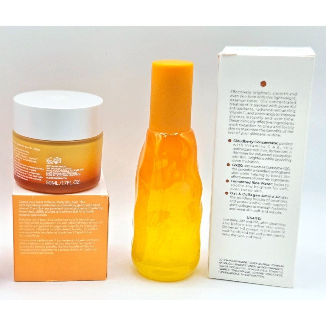 Glow Recipe Cloudberry Brightening Toner/ Ole Henriksen Instant Glow Moisturizer