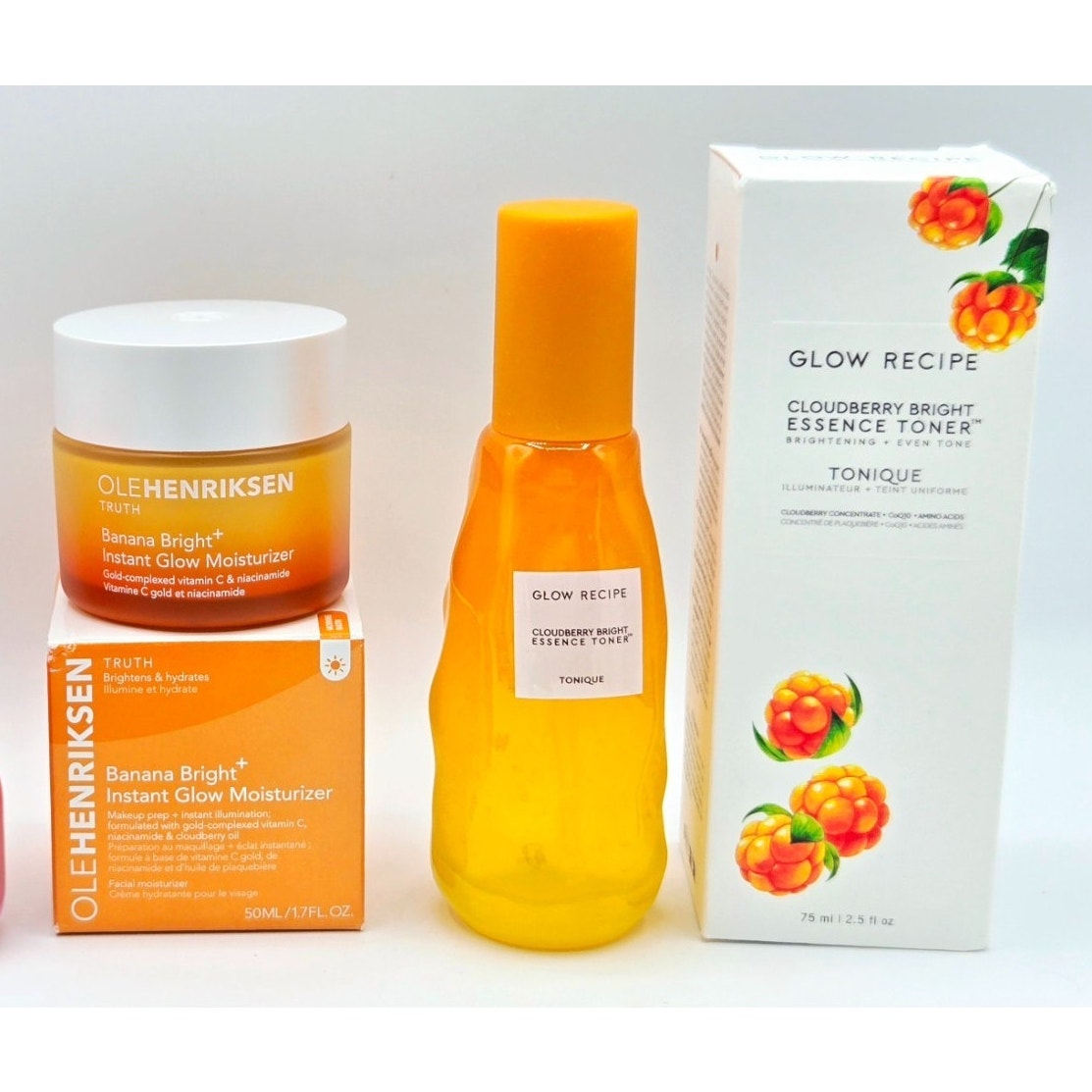 Glow Recipe Cloudberry Brightening Toner/ Ole Henriksen Instant Glow Moisturizer
