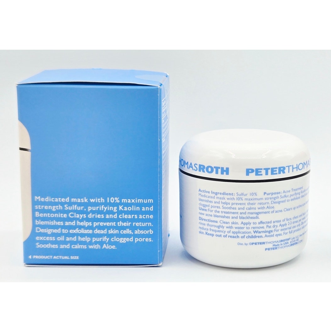Peter Thomas Roth Therapeutic Sulfer Mask 5 oz Acne Treatment