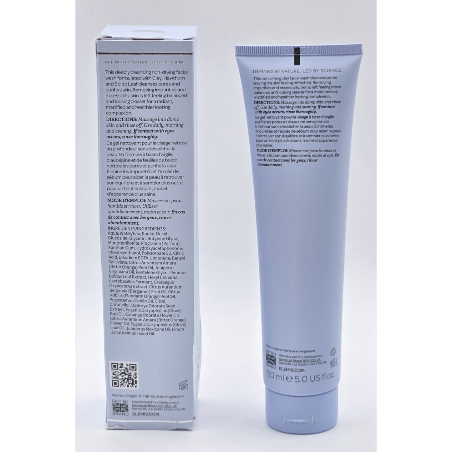 ELEMIS Clarifying Clay Wash Skin Clearing Facial Wash 5.0 oz 99% Full MRSP$49