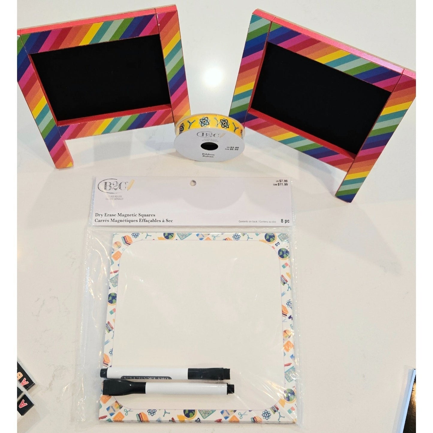 Teacher Classroom Decorations, Stickers, Writing Pads, B-Day Board