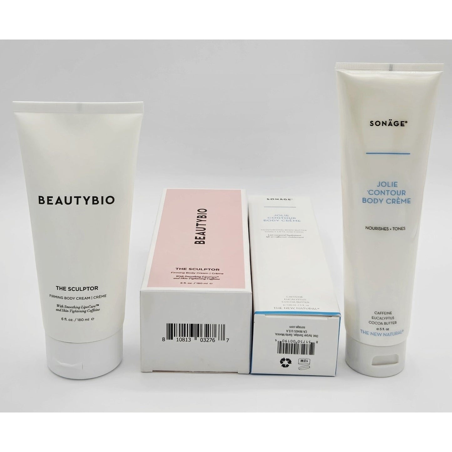 BeautyBio- The Sculptor Firming Cream 6 oz & Sonage Jolie Body Sculpting 5 oz