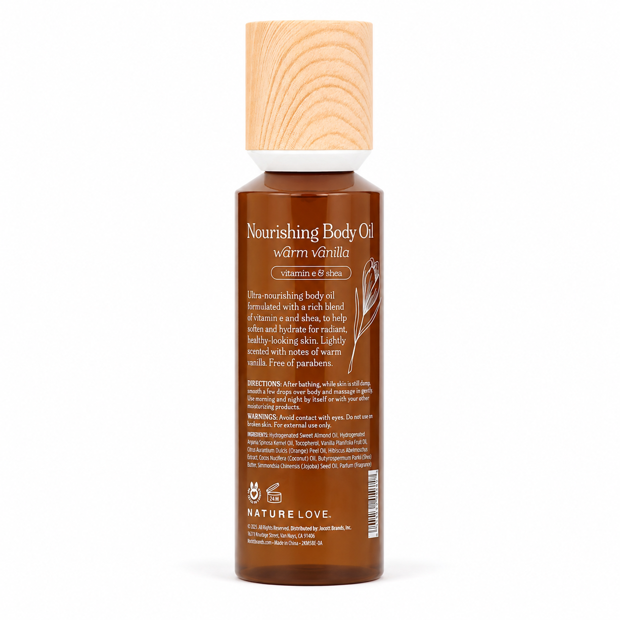 Nature Love Nourishing Body Oil Warm Vanilla body-care detail