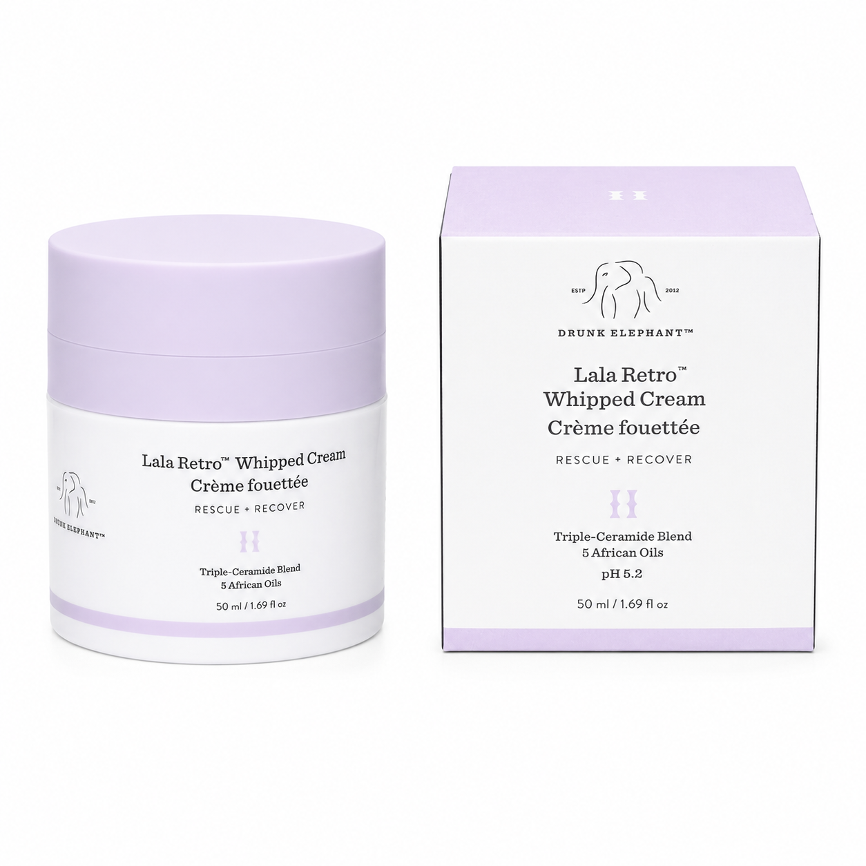 Drunk Elephant Lala Retro Nourishing Whipped Moisturizer 50 mL / 1.69 fl oz