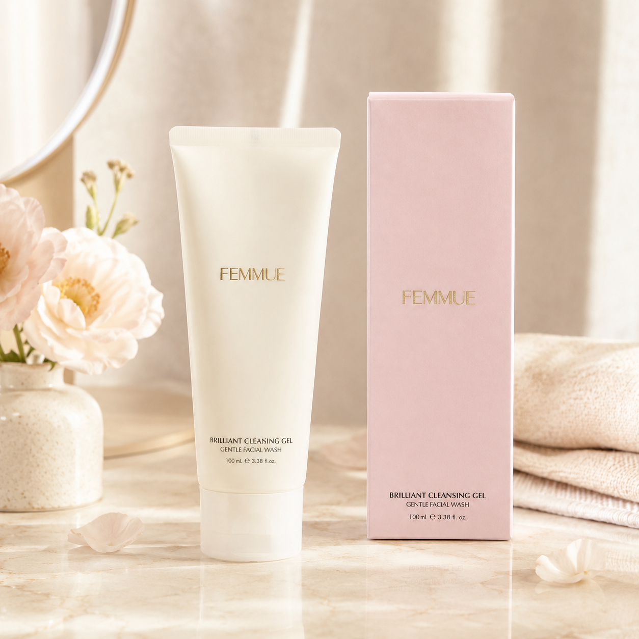 FEMMUE Brilliant Cleansing Gel Facial Wash 100 mL / 3.38 fl oz