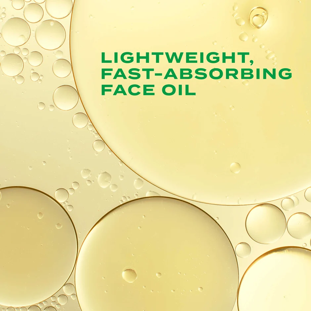 Murad Retinol Youth Renewal lightweight fast-absorbing face oil texture graphic