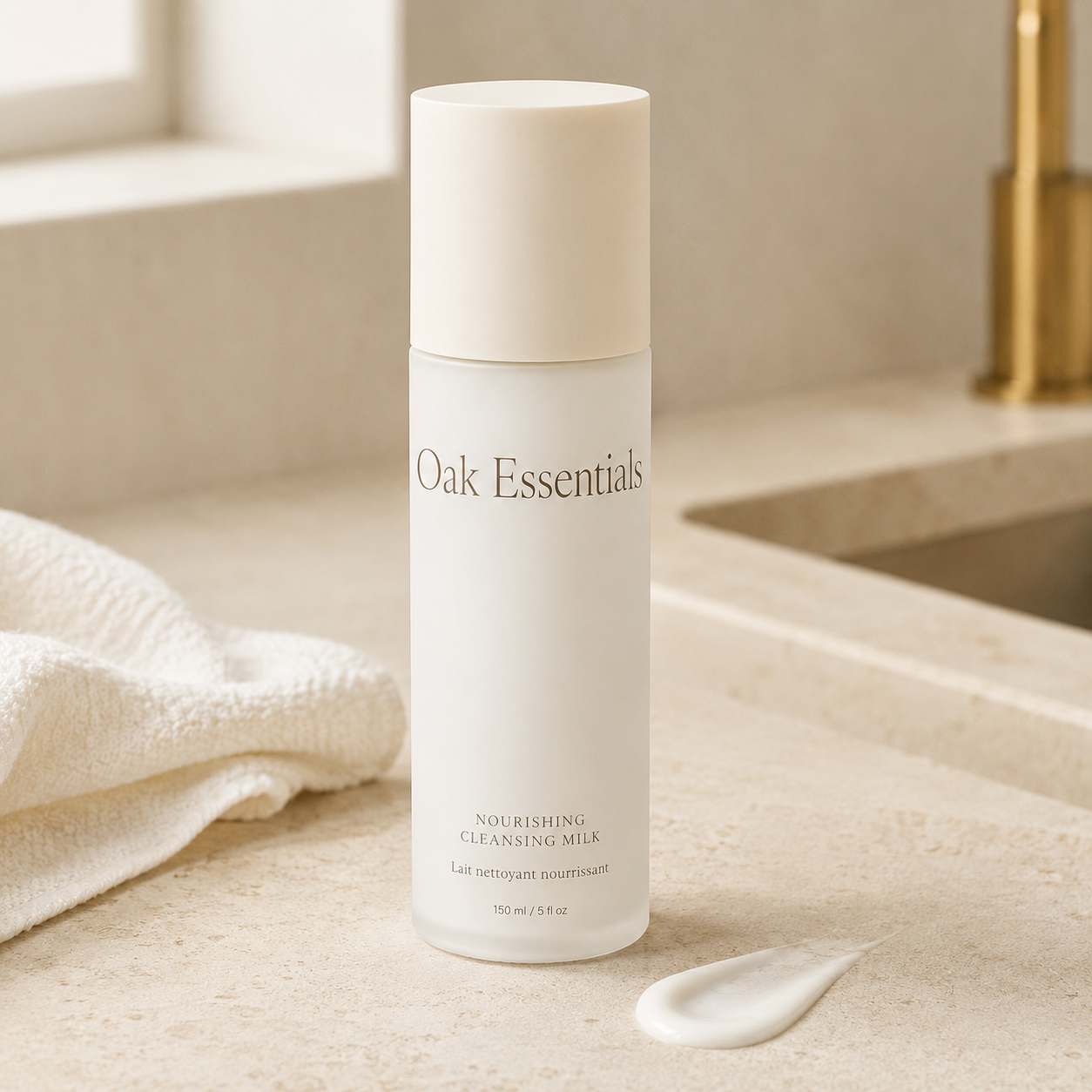 Oak Essentials Nourishing Cleansing Milk Face Cleanser 150 mL / 5 fl oz