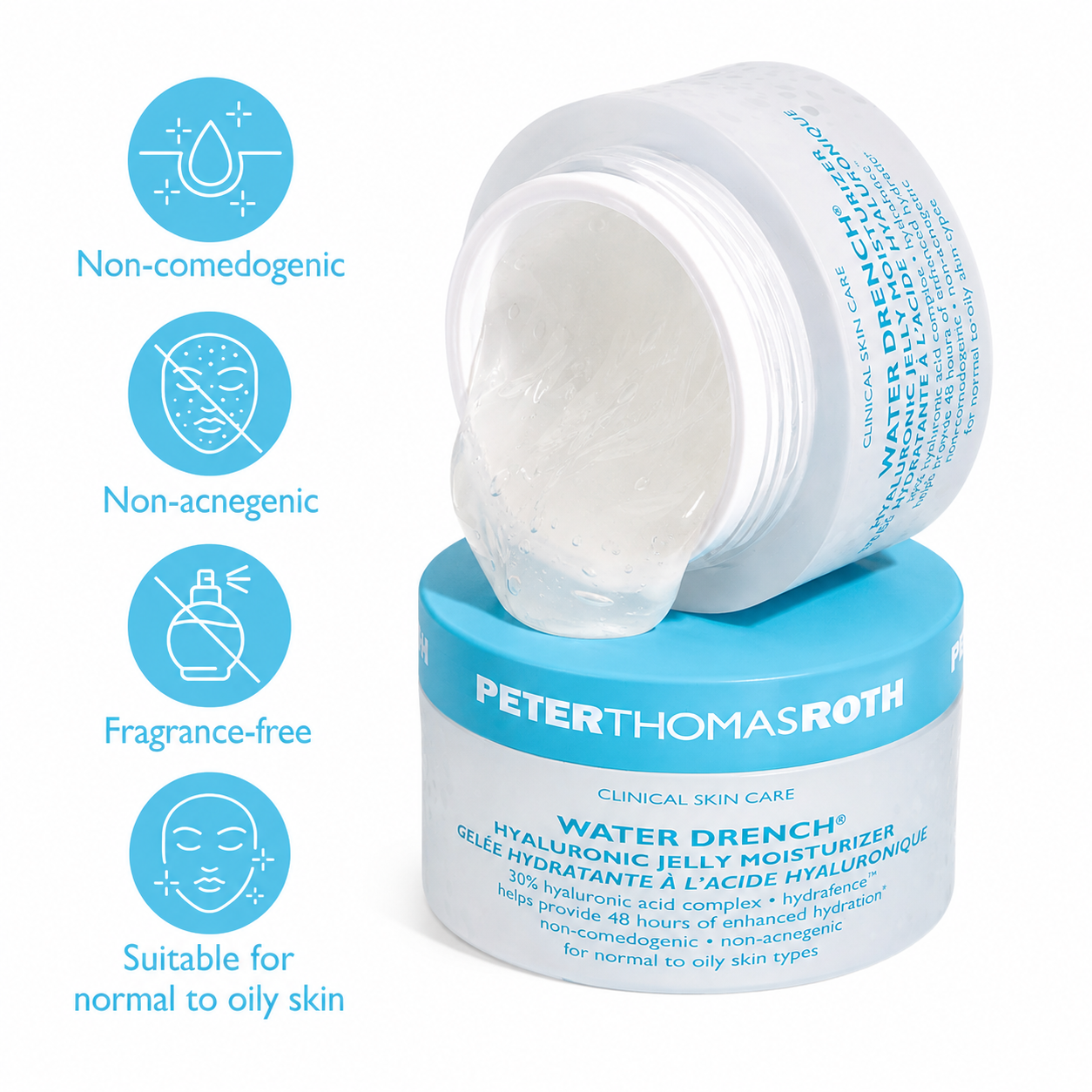 Peter Thomas Roth Water Drench Jelly Moisturizer product details and benefits