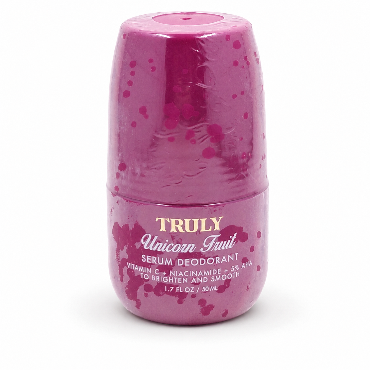 Truly Unicorn Fruit Serum Deodorant sealed pink 1.7 fl oz bottle front