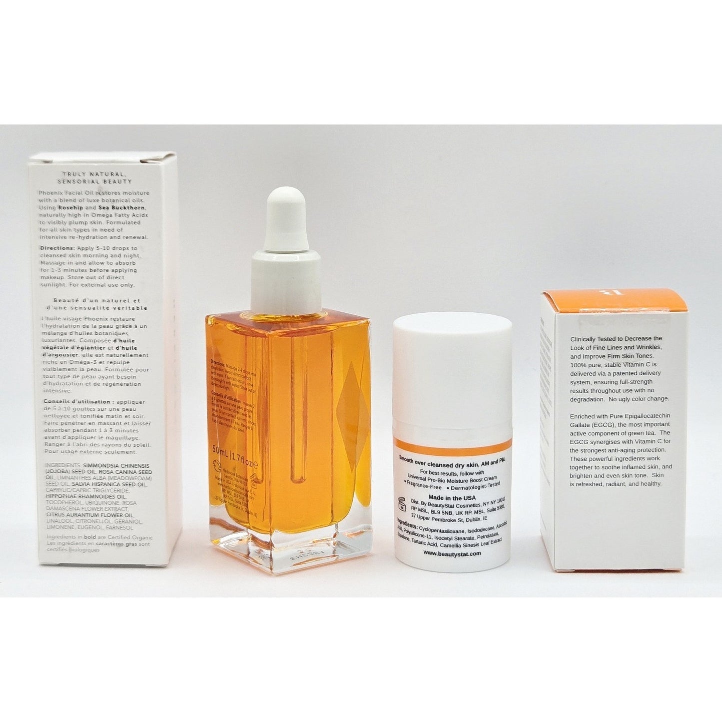 Herbivore Phoenix Deep Renew Facial Oil 1.7 oz + Beauty Stat Universal C Bonus