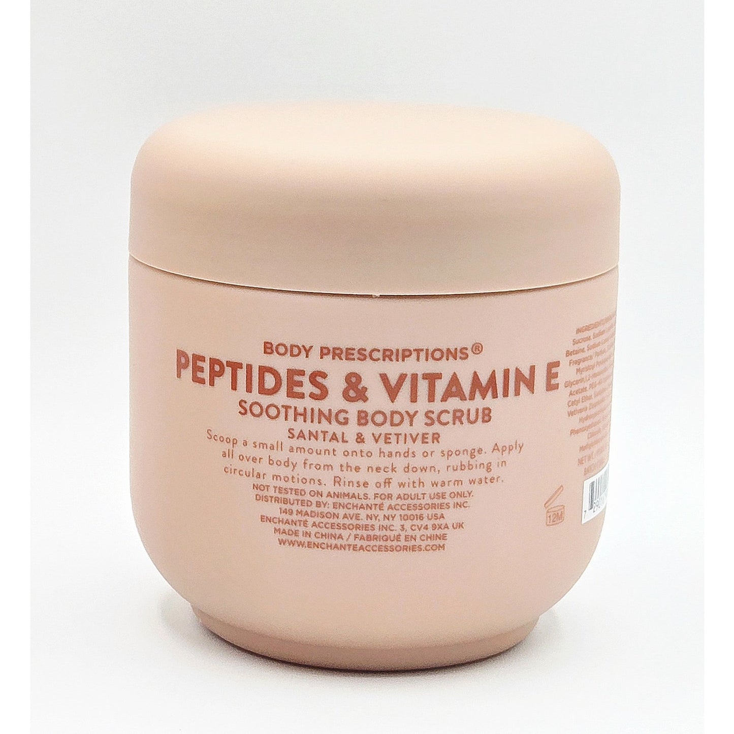 Body Prescriptions Peptides & Vitamin E Soothing Exfoliting Body Scrub- 23.63 oz