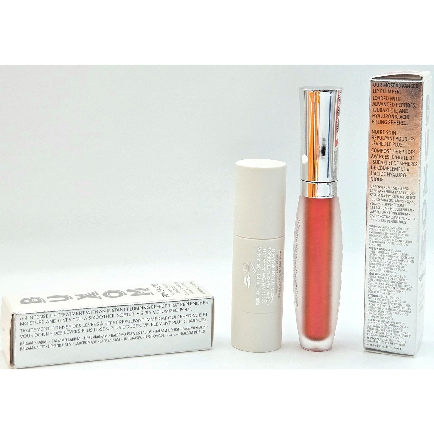 Buxom POWER-FULL Plump & Repair Lip Butter BARE + PLUMP SHOT Enchanted Berry NIB