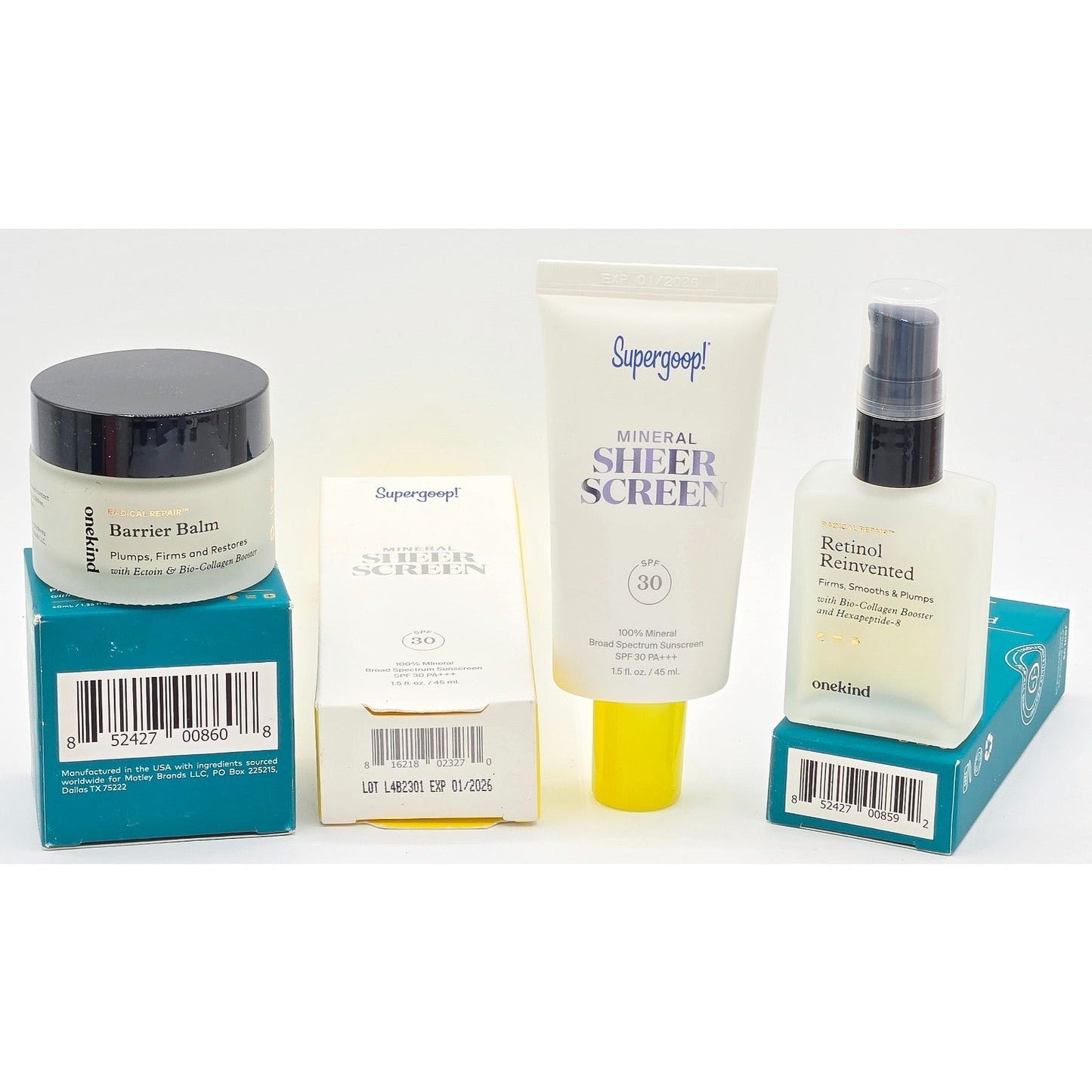 Onekind Radical Repair Retinol Reinvented 1 oz & Barrier Balm 1.7 oz Set****