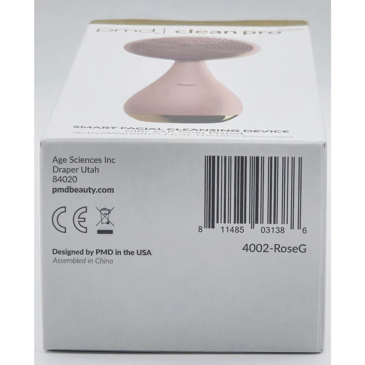 Pmd Clean Pro Smart Facial Cleansing Device With 24K Gold Plated Therapy Massage