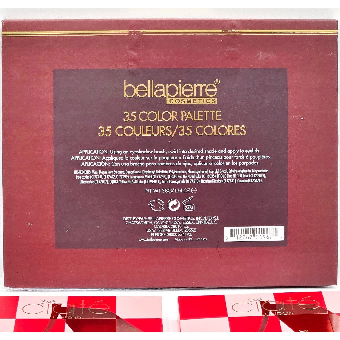 Real Techniques Solar Power Brushes, Bellapierre Eye & Ciate Face Palatte NEW