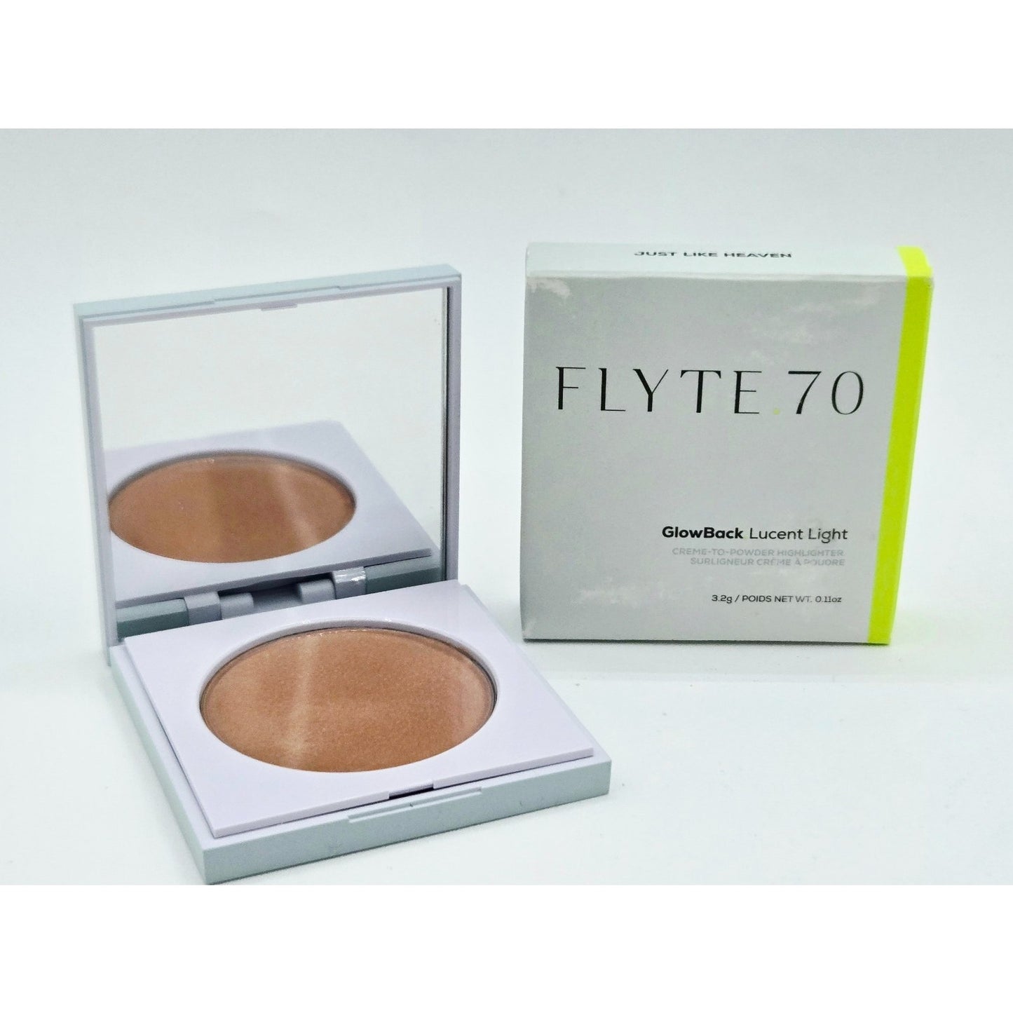 Flyte 70 GlowBack Brightening Primer- Hazy Cheek Creme+Creme to Powder Hilighter