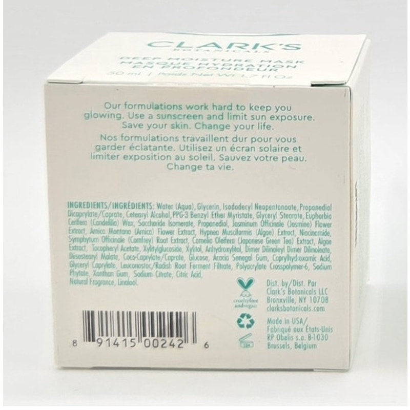 Clark's Botanicals Deep Moisture  w/ Jasmine Complex 1.7 oz.+ Bonus Cream x2