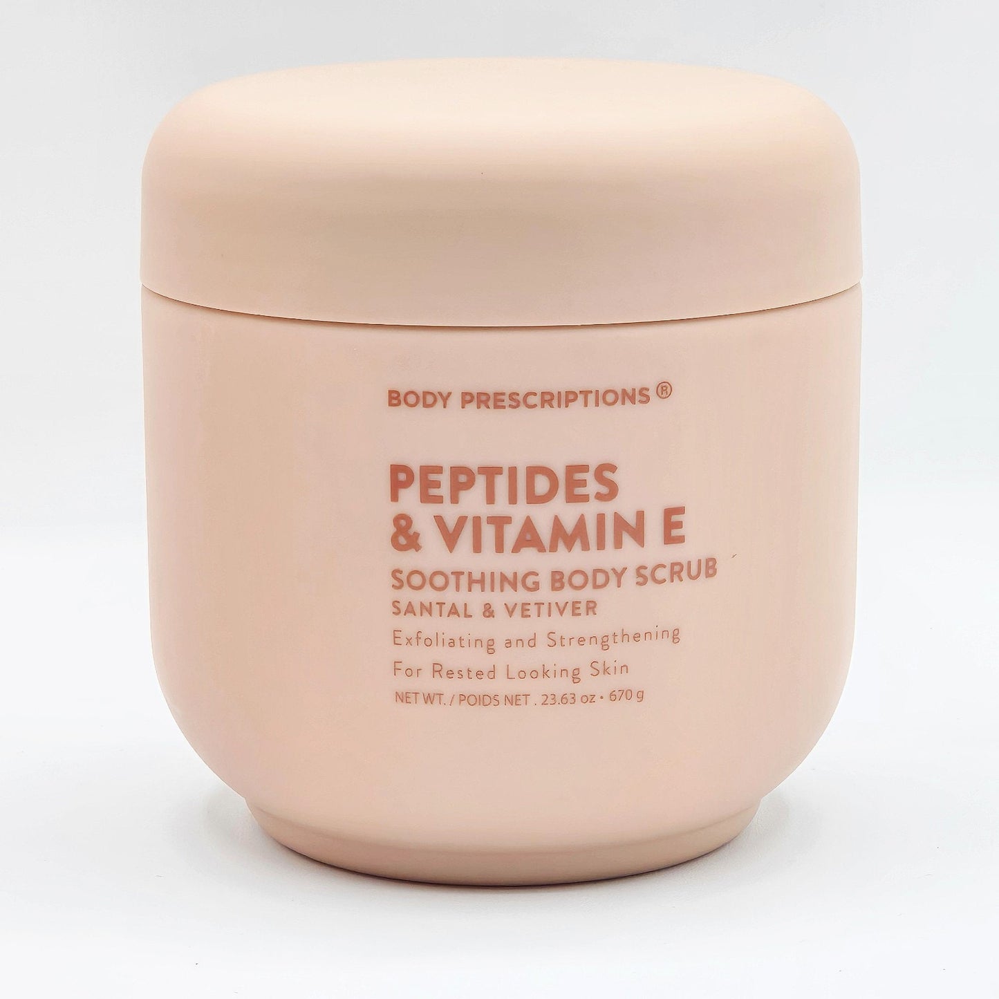 Body Prescriptions Peptides & Vitamin E Soothing Exfoliting Body Scrub- 23.63 oz