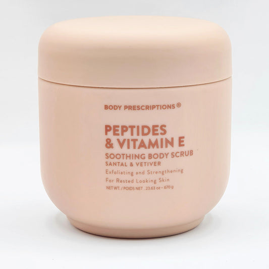 Body Prescriptions Peptides & Vitamin E Soothing Exfoliting Body Scrub- 23.63 oz