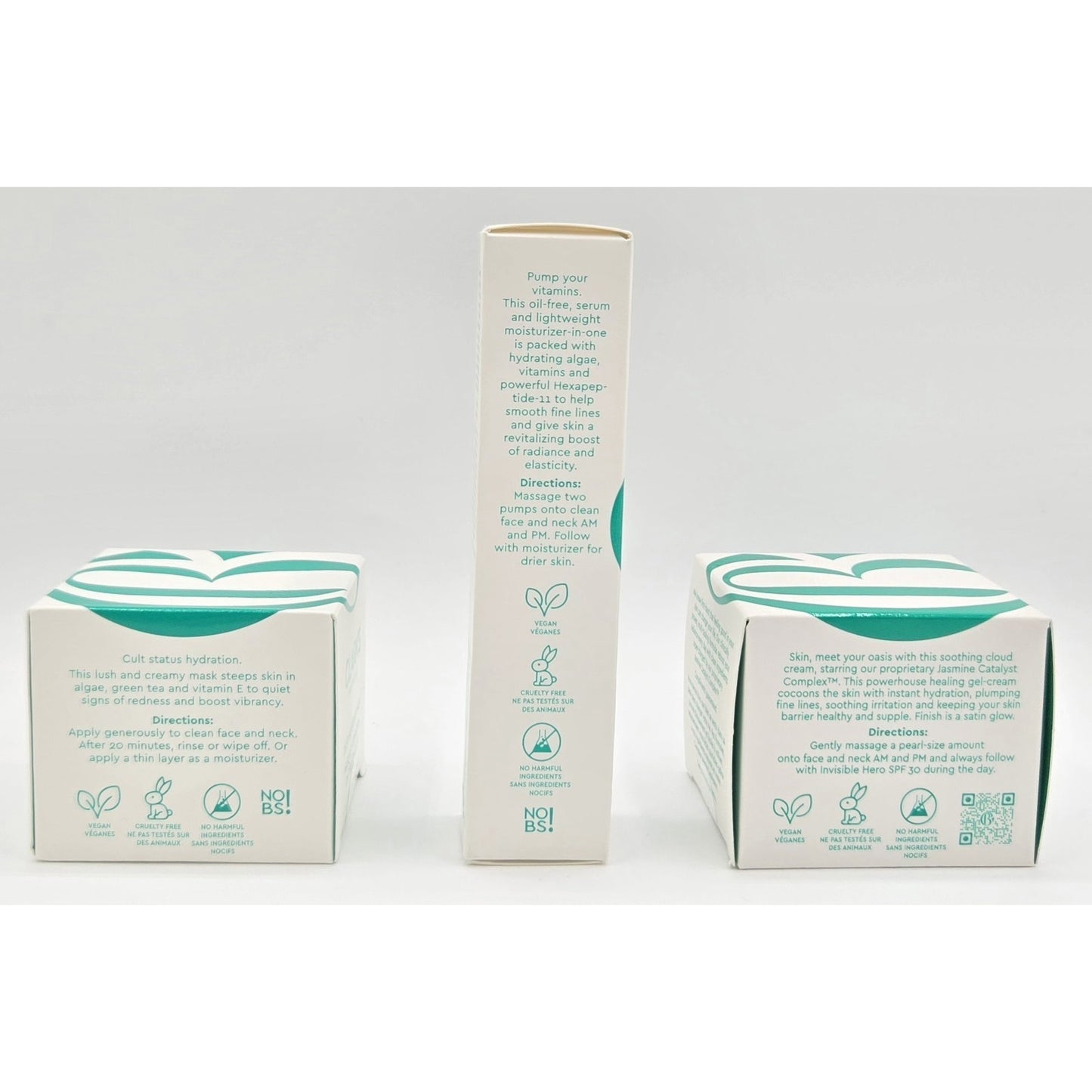 Clark's Botanicals- Nourishing Youth Oil,Jasmine Vital Cream,Deep Moisture Mask