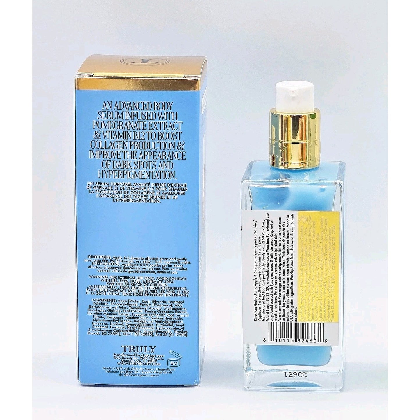 Truly Jelly Booster Pigment Body Potion Brightening Serum 3.1 fl oz / 90 mL