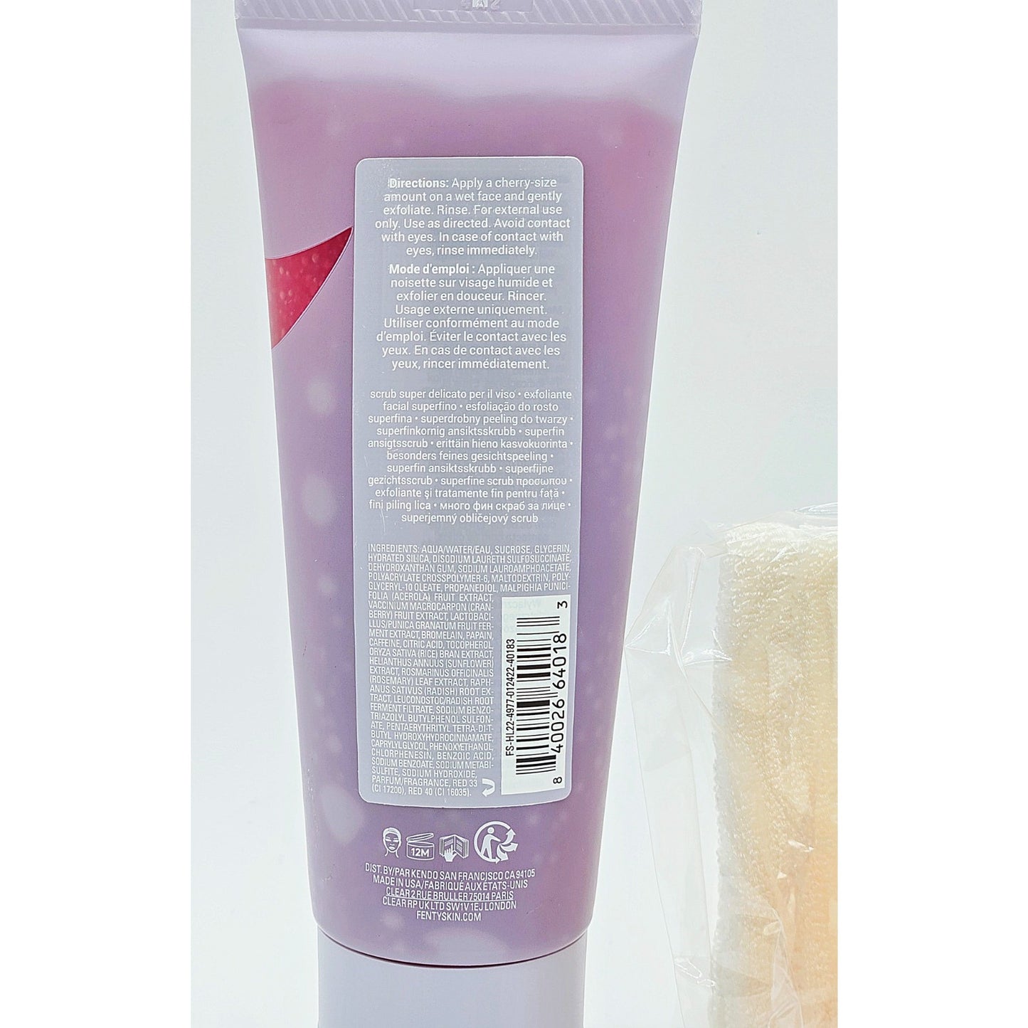 Fenty Skin Pre-Show Glow Retexturizing Treatment + Cherry Dub Superfine Scrub