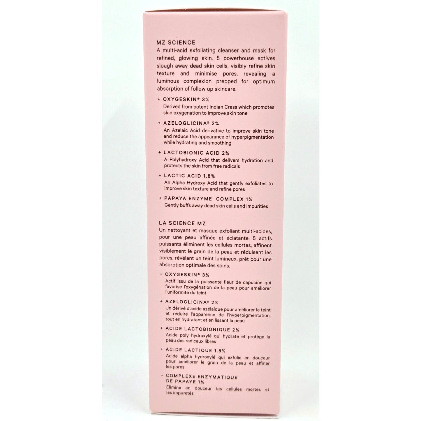 Mz Skin Cleanse & Clarify AHA Dual Action + Herbivore Pink Cloud Moisture Cream