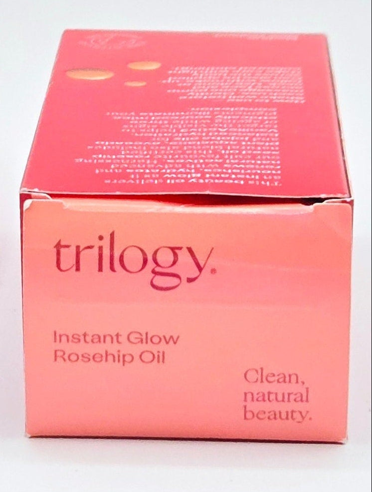 Trilogy skincare product on a white background