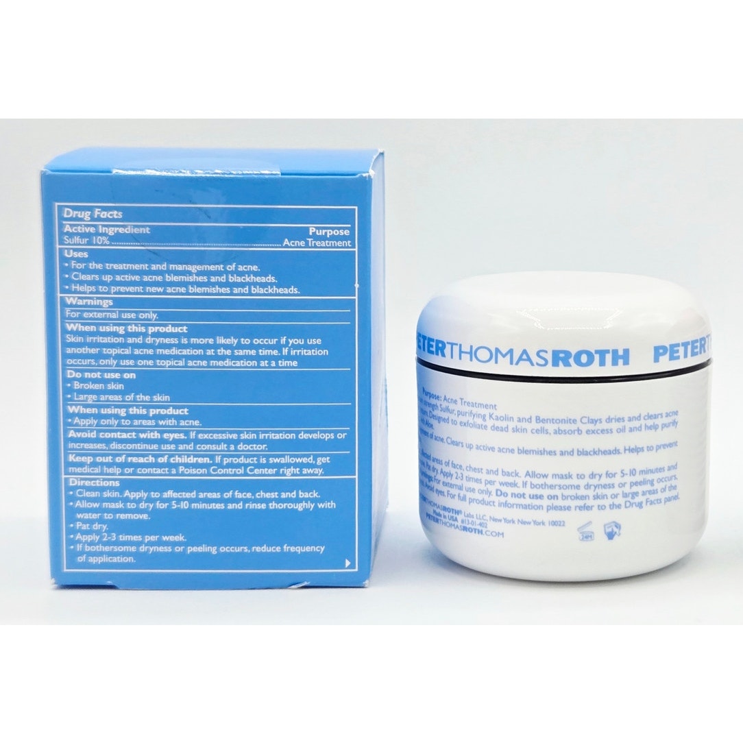 Peter Thomas Roth Therapeutic Sulfer Mask 5 oz Acne Treatment