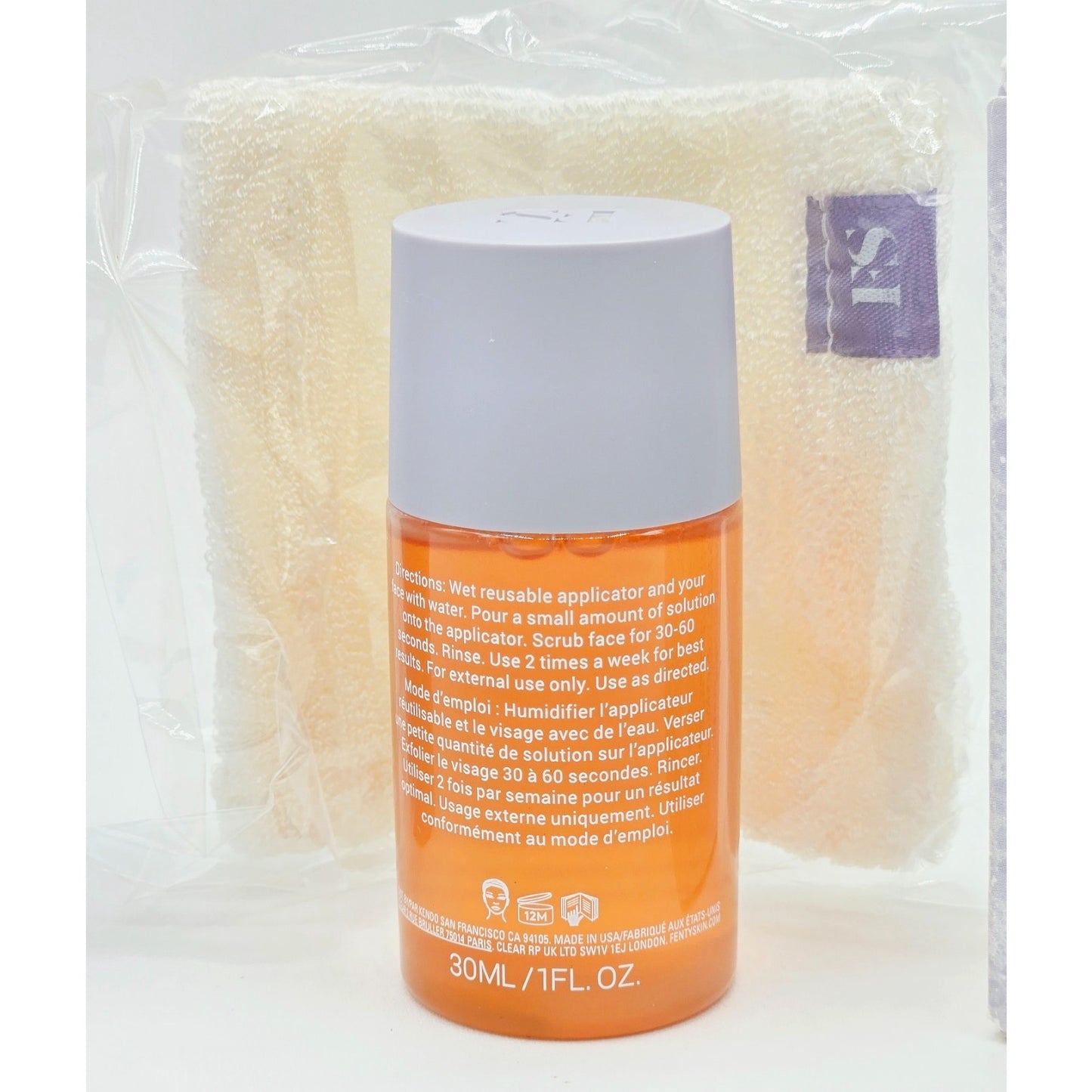 Fenty Skin Pre-Show Glow Retexturizing Treatment + Cherry Dub Superfine Scrub