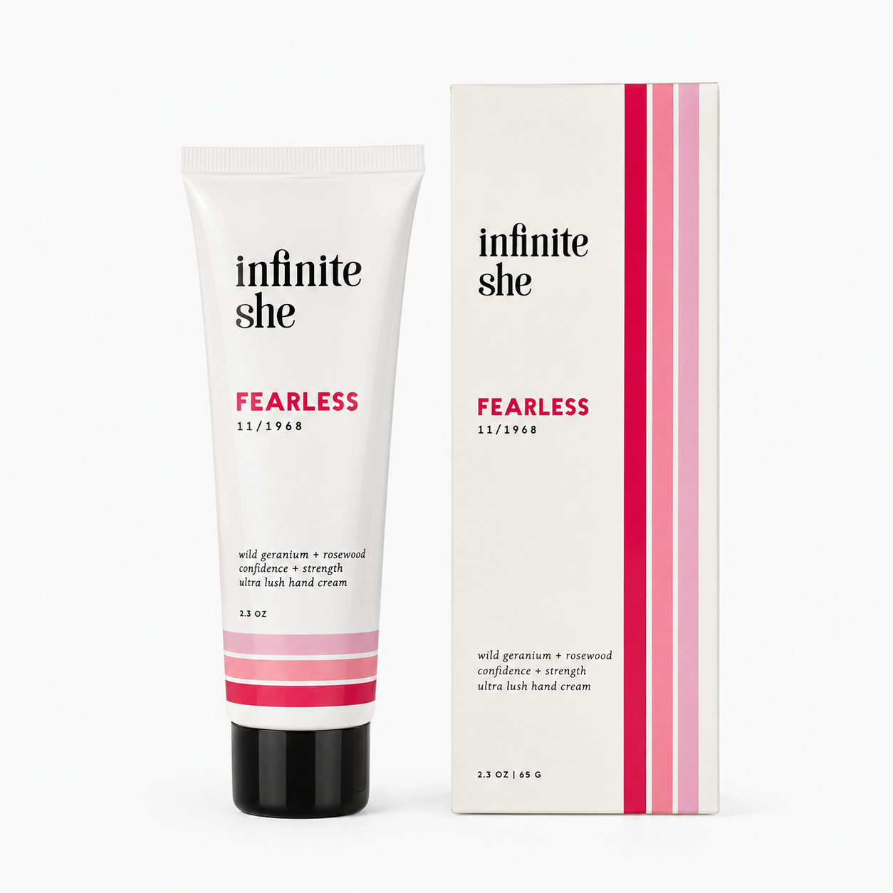 Infinite She Fearless Ultra Lush Hand Cream Wild Geranium + Rosewood 2.3 oz / 65 g