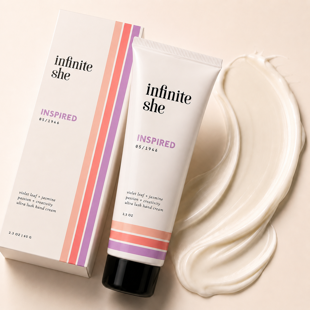 Infinite She Inspired Ultra Lush Hand Cream Violet Leaf + Jasmine 2.3 oz / 65 g