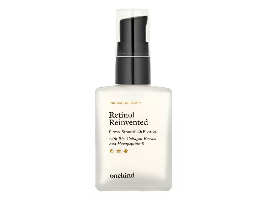 onekind Radical Repair Retinol Reinvented serum bottle