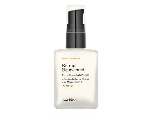 onekind Radical Repair Retinol Reinvented serum bottle