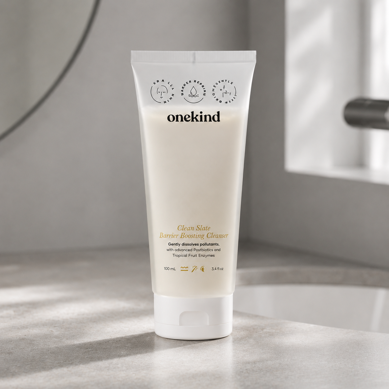 onekind Clean Slate Barrier Boosting Cleanser 100 mL / 3.4 fl oz