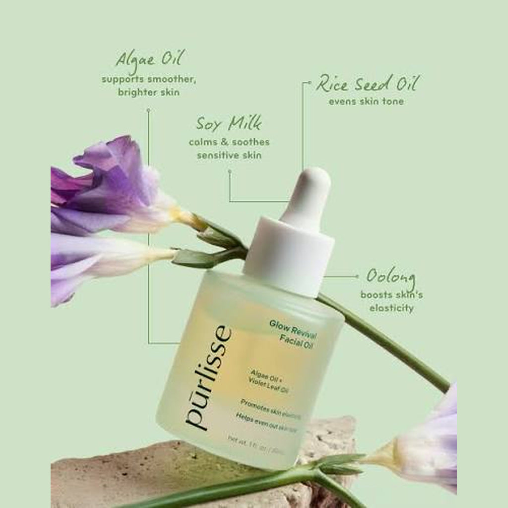 purlisse Glow Revival Facial Oil ingredients and skin benefits