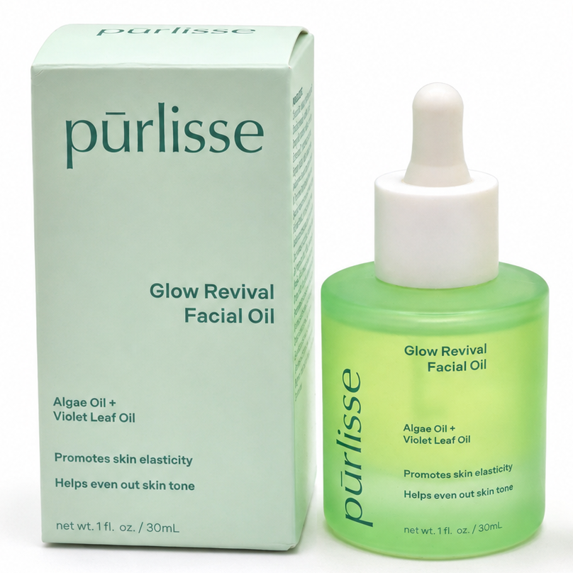 purlisse Glow Revival Facial Oil 1 oz bottle with original box
