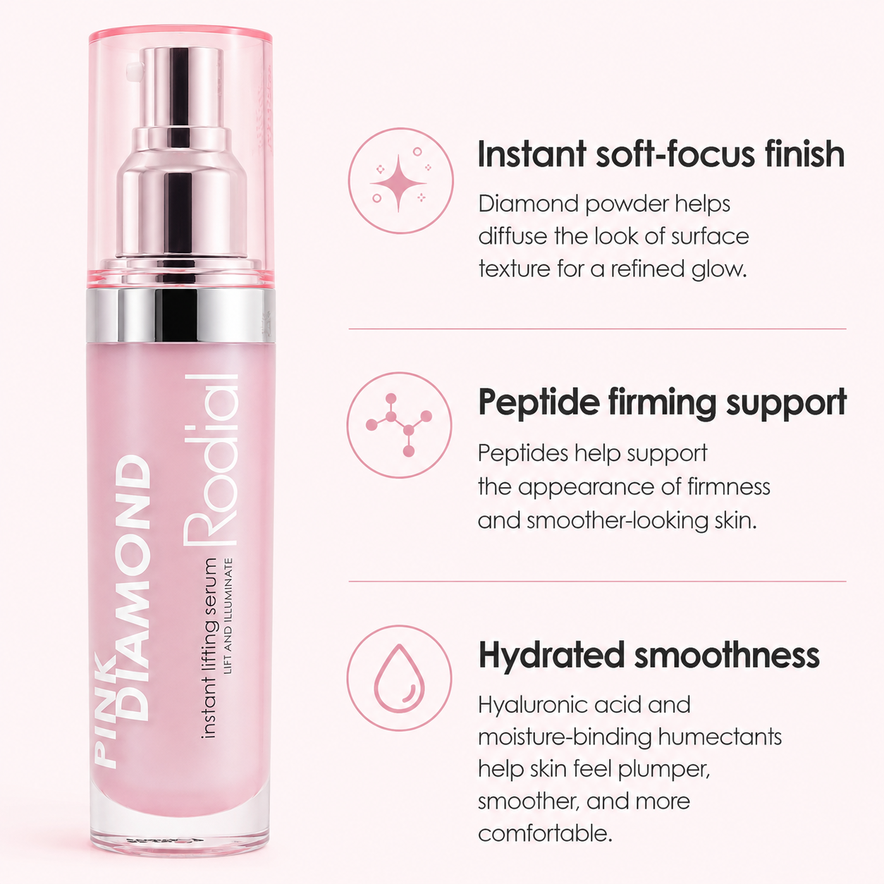 Rodial Pink Diamond Instant Lifting Serum 1.01 fl oz