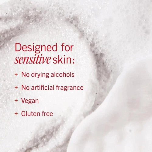 Ultra Repair Cream graphic listing sensitive-skin features: no drying alcohols, no artificial fragrance, vegan and gluten-free.