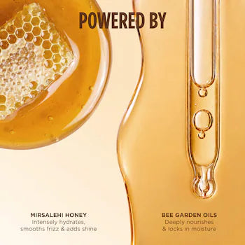 Gisou honey and conditioning oils ingredient graphic