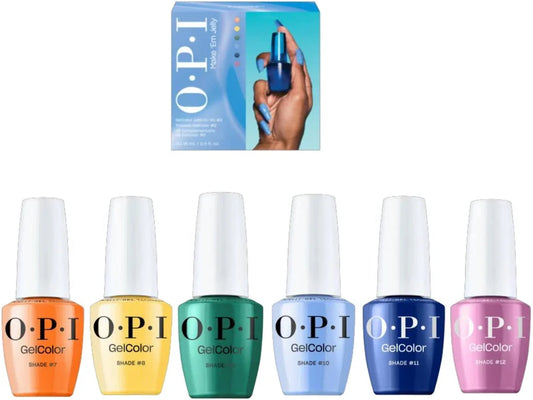 OPI Make 'Em Jelly GelColor Add-On Kit #2 — Summer 2025, 6 × 15 mL