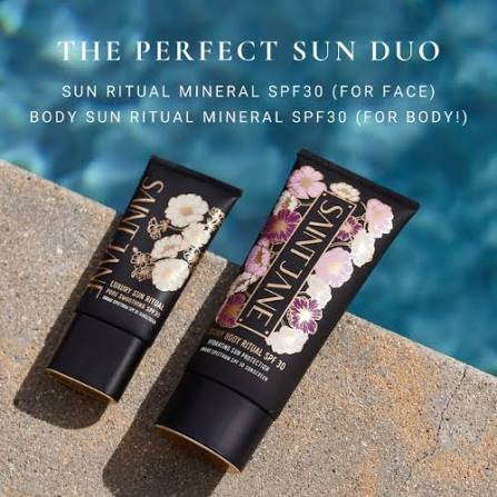 Saint Jane Luxury Sun Ritual Face + Body Mineral Sunscreen SPF 30 Duo 25 mL + 120 mL / 0.85 fl oz + 4 fl oz