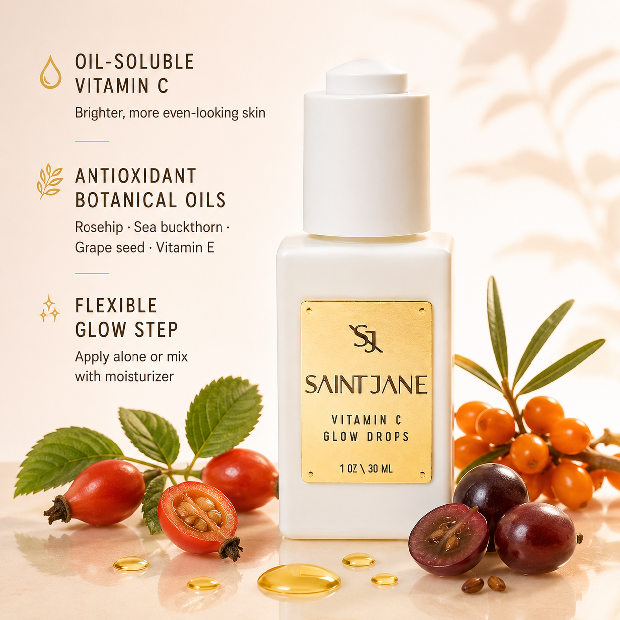Saint Jane Vitamin C Glow Drops 30 mL / 1 fl oz