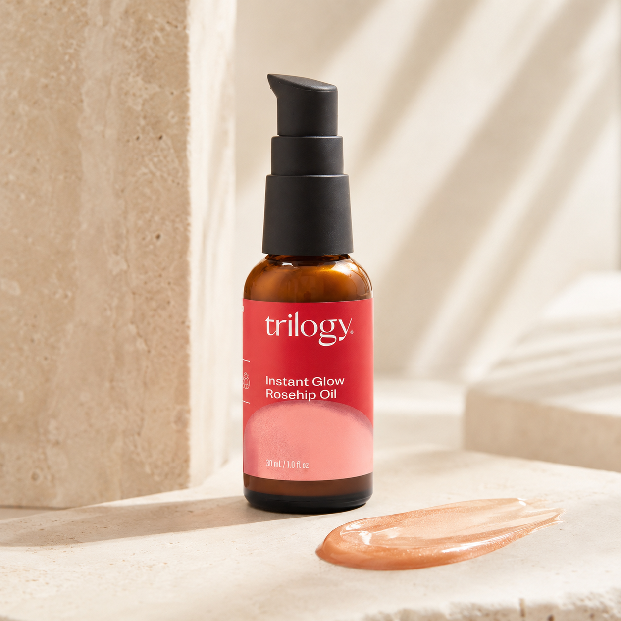 Trilogy Instant Glow Rosehip Oil with Apricot + Jojoba Oils 30 mL / 1 fl oz